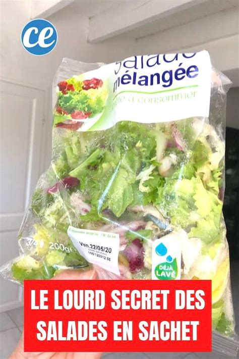 pesticides salades en sachet